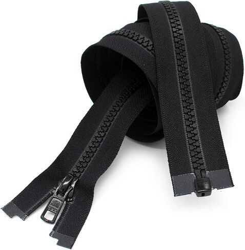 سحاب VISLON YKK 90 بوصة ~ YKK #5 فصل مصبوب ~ كيس نوم ~ أسود in Saudi Arabia