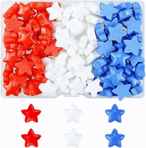 FAZHBARY 105 PCS Resin Stars Flatback No Holes Plastic Mini Star Bulk Resin Embellishments for Crafts Accessories in Saudi Arabia