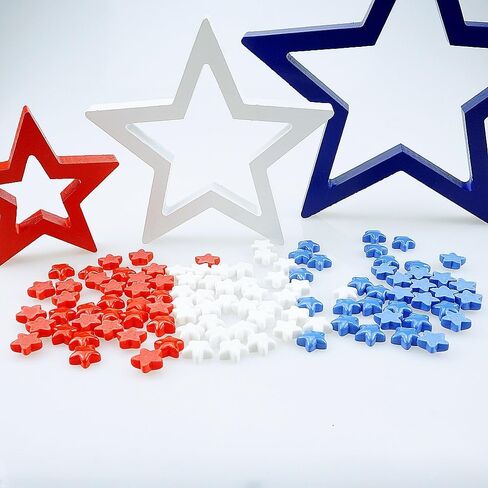FAZHBARY 105 PCS Resin Stars Flatback No Holes Plastic Mini Star Bulk Resin Embellishments for Crafts Accessories in Saudi Arabia