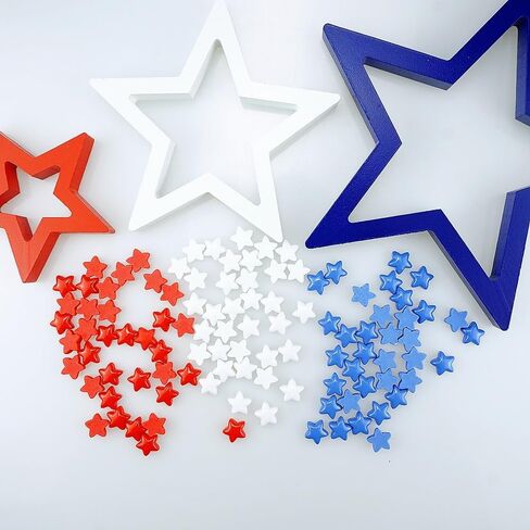 FAZHBARY 105 PCS Resin Stars Flatback No Holes Plastic Mini Star Bulk Resin Embellishments for Crafts Accessories in Saudi Arabia