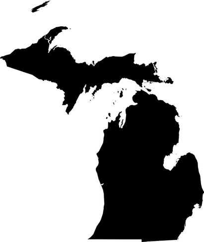 Infusion Michigan State Rubber Stamp, 2 X 2'' Wood Stamp in Saudi Arabia