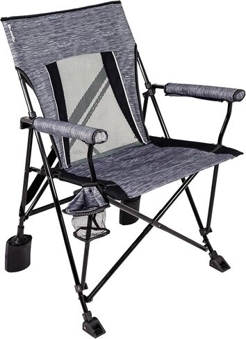 Kijaro Rok-it, Rocking Camp Chair - Enjoy The Outdoors with a Rocker Camp Chair - Multipurpose Portable Rocking Chair, Folding Chair, Lawn Chair, and Sports Chair - Maldives Blue in Saudi Arabia