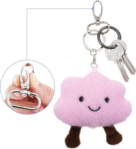 60 Pcs 1 Inch Swivel Lobster Claw Clasps for Keychains, Heavy Duty Zinc Alloy Lanyard Clip with Secure Lock, 360° Rotating Swivel Hooks for Purses, Bags, DIY Crafts and Pet Accessories in Saudi Arabia