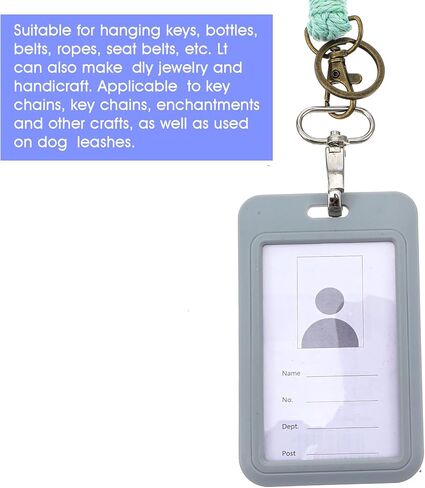 60 Pcs 1 Inch Swivel Lobster Claw Clasps for Keychains, Heavy Duty Zinc Alloy Lanyard Clip with Secure Lock, 360° Rotating Swivel Hooks for Purses, Bags, DIY Crafts and Pet Accessories in Saudi Arabia