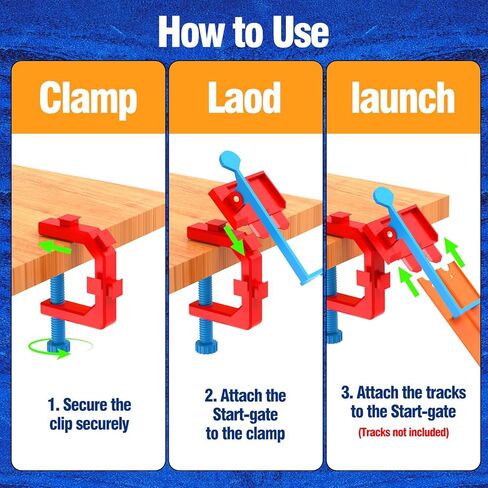 2-Lane Starting Gate Compatible with Hot Wheels Racetracks (Starting Gate Only) in Saudi Arabia