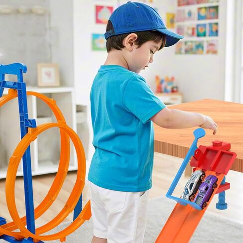 2-Lane Starting Gate Compatible with Hot Wheels Racetracks (Starting Gate Only) in Saudi Arabia