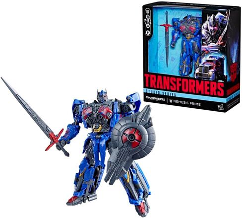 Transformers Studio Series The Last Knight Nemesis Prime, Leader Class 8.5-Inch Converting Action Figure, Robot Toys for Ages 8+ in Saudi Arabia