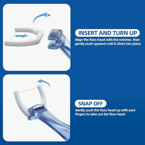 اعواد تنظيف الاسنان ذات الخط المزدوج عالية المتانة مع حافظات محمولة، 250 قطعة in Kuwait