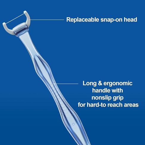 اعواد تنظيف الاسنان ذات الخط المزدوج عالية المتانة مع حافظات محمولة، 250 قطعة in Kuwait