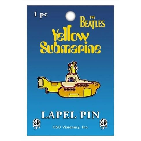 The Beatles Yellow Submarine Logo Metal Lapel Pin in Saudi Arabia