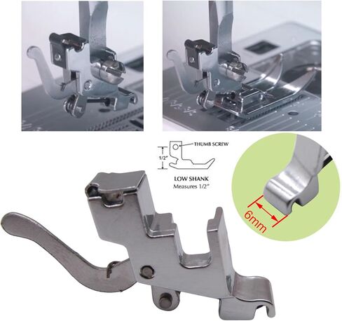 Snap On Low Shank Adapter/Presser Foot Holder Compatible with Most Low Shank Singer, Brother, Babylock, Janome, Kenmore, White, Juki, New Home,Elna and More in Saudi Arabia