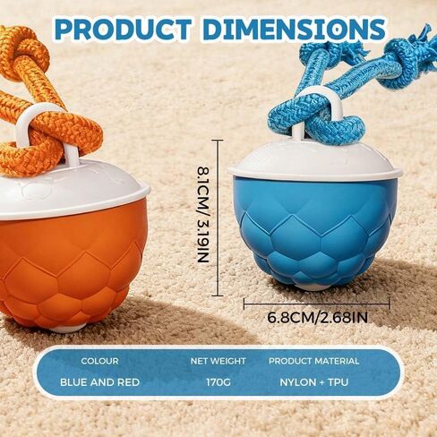Interactive Dog Toys Motion Activated Automatic Rolling Ball Toys for Small/Medium/Large Dogs Balls for Boredom to Keep Them Busy with USB Rechargeable(Blue) in Saudi Arabia