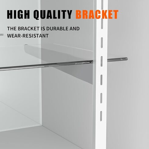 36" W x 18" D x 38" H - White Full View Retail Display Case, Illuminated Glass Display Cabinet with Adjustable Glass Shelves and Storage Space, Suitable for Retail and Collectible Display in Saudi Arabia