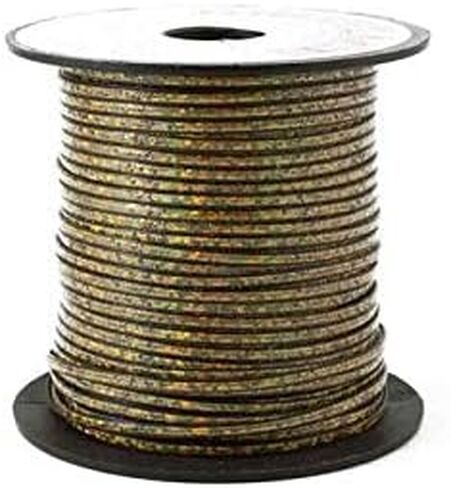 Smoke Holographic Plastic Craft Lace Lanyard Gimp String Bulk 50 Yard Roll in Saudi Arabia
