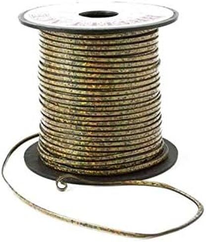 Smoke Holographic Plastic Craft Lace Lanyard Gimp String Bulk 50 Yard Roll in Saudi Arabia