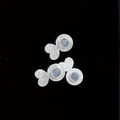 Secure Earring Lifters, Silicone and Acrylic Earring Support Backs – 5 Pairs Replacement Backs for Droopy or Pierced Ears in Saudi Arabia