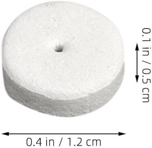 COHEALI Foam Earring Backs Pads 100Pcs Soft Cushion Support Pads Stabilize Earrings Heavy Support Backs Comfort Ear Nuts Protection Disc in Saudi Arabia