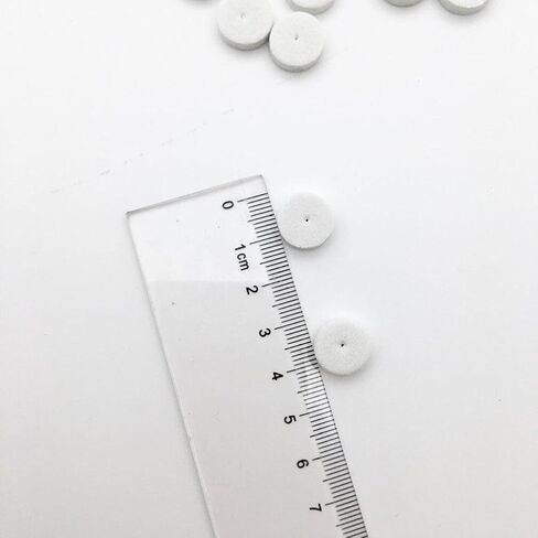 COHEALI Foam Earring Backs Pads 100Pcs Soft Cushion Support Pads Stabilize Earrings Heavy Support Backs Comfort Ear Nuts Protection Disc in Saudi Arabia
