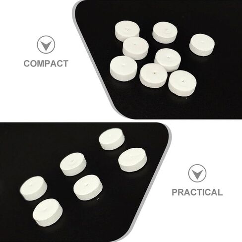 COHEALI Foam Earring Backs Pads 100Pcs Soft Cushion Support Pads Stabilize Earrings Heavy Support Backs Comfort Ear Nuts Protection Disc in Saudi Arabia