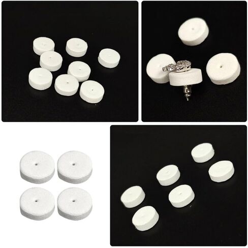 COHEALI Foam Earring Backs Pads 100Pcs Soft Cushion Support Pads Stabilize Earrings Heavy Support Backs Comfort Ear Nuts Protection Disc in Saudi Arabia
