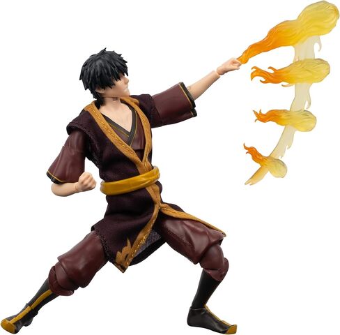 Avatar: The Last Airbender Zuko (Book Three) - 6.5-Inch Scale Figure with Alternate Faceplate, Swappable Hands, and Fire Bending Effect in Saudi Arabia