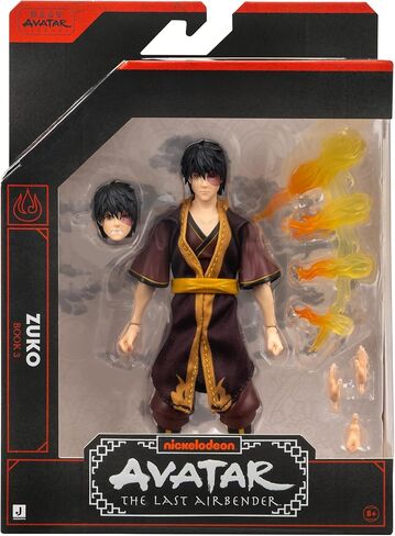 الصورة الرمزية: The Last Airbender Zuko (الكتاب الثالث) - مجسم بمقياس 6.5 بوصة مع لوحة أمامية بديلة، وأيدي قابلة للتبديل، وتأثير ثني النار in Kuwait