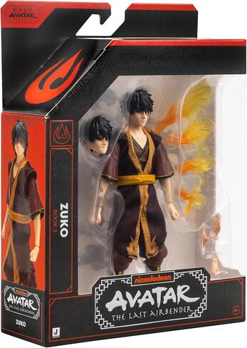 الصورة الرمزية: The Last Airbender Zuko (الكتاب الثالث) - مجسم بمقياس 6.5 بوصة مع لوحة أمامية بديلة، وأيدي قابلة للتبديل، وتأثير ثني النار in Kuwait