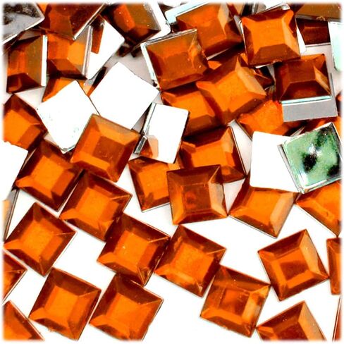 The Crafts Outlet 144pc Rhinestones Square 12mm - Flatback Royal Blue RBL in Saudi Arabia