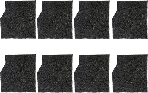 8 قطع خراطيش فلتر حوض السمك الكبيرة، مناسبة لفلتر Aqueon Smart Clean، متوافقة مع خرطوشة فلتر خزان الأسماك Aqueon Ecorenew Cartridge 50-90 جالون in Kuwait