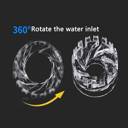 2 Pack Aquarium Surface Skimmer Protein Oil Filter Waste Removal Tool Rotating Parts for Aquatic Glass Lily Pipe Set with Skimmer Inflow and Outflow Small Nano Fish Tank Filter Pipes in Saudi Arabia