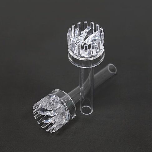 2 Pack Aquarium Surface Skimmer Protein Oil Filter Waste Removal Tool Rotating Parts for Aquatic Glass Lily Pipe Set with Skimmer Inflow and Outflow Small Nano Fish Tank Filter Pipes in Saudi Arabia