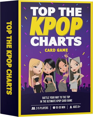 Top The Kpop Charts, a Fun Card Game for Kids, Teens and Adults. A Strategic Friend and Family Game, and a Great boy or Girl Birthday Gift for 8 Years Old and up. in Saudi Arabia