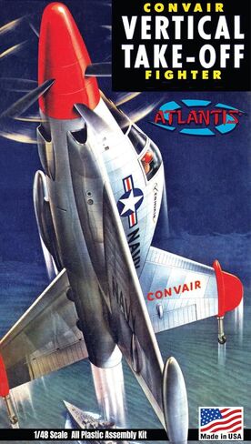 アトランティスモデル Atlantis Model 1/48 Conveyor XFY-1 Pogo Vertical Takeoff and Landing Fighter Plastic Model ATLAMCL526 (Airplane) in Saudi Arabia