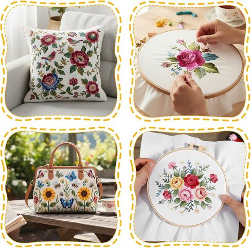 10 PCS Embroidery Fabric Squares, 11.8 × 11.8 Inch Pre-Cut White Embroidery Cloth Fabric, Embroideries Cloth Squares for Embroideries Garment Craft in Saudi Arabia
