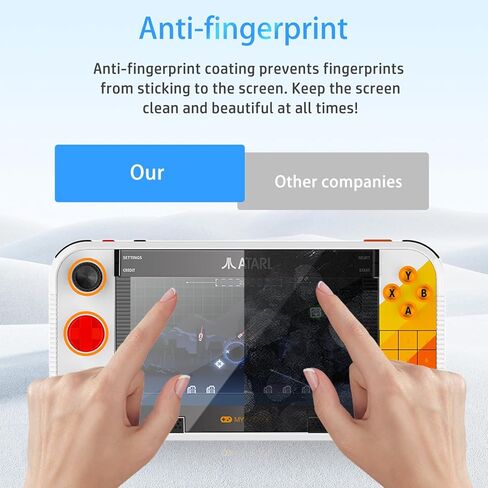 [2Pack] Screen Protector for My Arcade Atari Gamestation Go, HD Protective Film,6h Hardness,Scratch,Anti-Fingerprin,Protective Film for Atari Gamestation Go(Not tempered glass) in Saudi Arabia