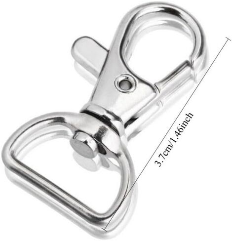10 PCS Metal Lanyard Hook Swivel Snap for Lobster Clasp Clips in Saudi Arabia