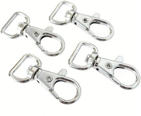 10 PCS Metal Lanyard Hook Swivel Snap for Lobster Clasp Clips in Saudi Arabia