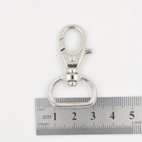 10 PCS Metal Lanyard Hook Swivel Snap for Lobster Clasp Clips in Saudi Arabia