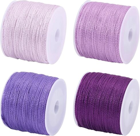 FREEBLOSS Sashiko Thread Sashiko Skein 110 Yards x 4 Colors Purple Cotton Embroidery Sewing Thread Japanese Quilting & Embroidery Sewing Kit Supplies in Saudi Arabia