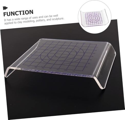 لوح ضغط بلاستيكي على شكل حرف U لأداة فخار طين البوليمر للنحت والمشروعات اليدوية، تصميم مريح لسهولة الاستخدام والتطبيقات متعددة الاستخدامات in Kuwait