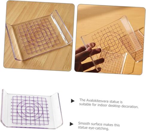 لوح ضغط بلاستيكي على شكل حرف U لأداة فخار طين البوليمر للنحت والمشروعات اليدوية، تصميم مريح لسهولة الاستخدام والتطبيقات متعددة الاستخدامات in Kuwait