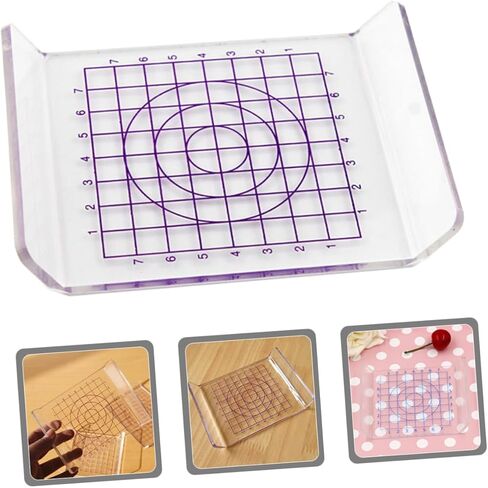 لوح ضغط بلاستيكي على شكل حرف U لأداة فخار طين البوليمر للنحت والمشروعات اليدوية، تصميم مريح لسهولة الاستخدام والتطبيقات متعددة الاستخدامات in Kuwait