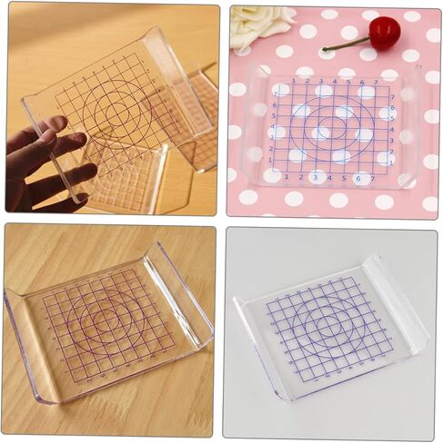 لوح ضغط بلاستيكي على شكل حرف U لأداة فخار طين البوليمر للنحت والمشروعات اليدوية، تصميم مريح لسهولة الاستخدام والتطبيقات متعددة الاستخدامات in Kuwait