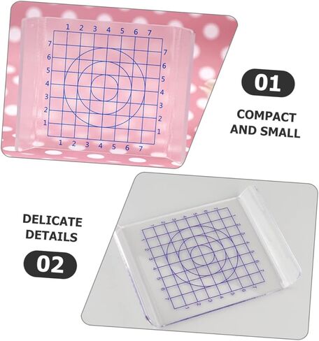 لوح ضغط بلاستيكي على شكل حرف U لأداة فخار طين البوليمر للنحت والمشروعات اليدوية، تصميم مريح لسهولة الاستخدام والتطبيقات متعددة الاستخدامات in Kuwait