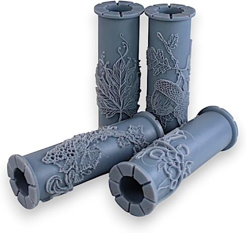 Cranberry Sprig Clay Texture Roller (4") - Autumn Set #01 - Embossing Pattern Roller for Polymer & Ceramic Clay, Pottery & Crafts in Kuwait