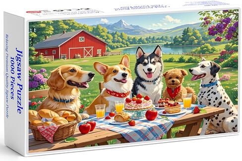 Puzzles for Adults 1000 Pieces - Fantasy Forest River Themed Colorful Jigsaw Puzzles, Fun Family Game, Challenging Brain Teaser, 28 x 20 in, Great Gift Idea & Home Decor (Fantasy Forest) in Kuwait
