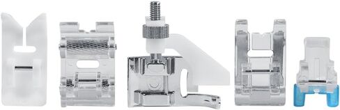 11pcs Household Sewing Machine Parts Quilting Zipper Presser Feet Kit, Metal Solid Durable, for Most Household Sewing Machine in Saudi Arabia