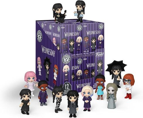 Funko Mystery Mini: Wednesday - شخصية واحدة من الفينيل قابلة للتجميع - فكرة هدية - بضائع رسمية - ألعاب للأطفال والكبار - عشاق التلفزيون - شخصية صغيرة لهواة الجمع والعرض in Saudi Arabia