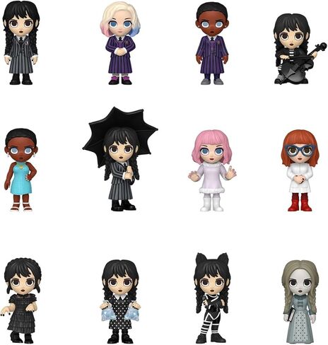 Funko Mystery Mini: Wednesday - شخصية واحدة من الفينيل قابلة للتجميع - فكرة هدية - بضائع رسمية - ألعاب للأطفال والكبار - عشاق التلفزيون - شخصية صغيرة لهواة الجمع والعرض in Saudi Arabia