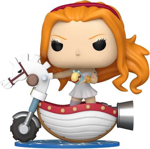 Funko Pop! Rides: One Piece - Rides Nami with White Hobby Horse (2025 Wondrous Convention Limited Edition) #128 in Saudi Arabia